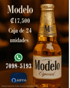 cerveza modelo costa rica grupo Arya